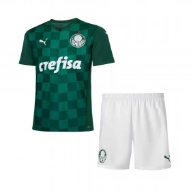 Camisolas de futebol Palmeiras Criança Equipamento Principal 2021/22 Manga Curta
